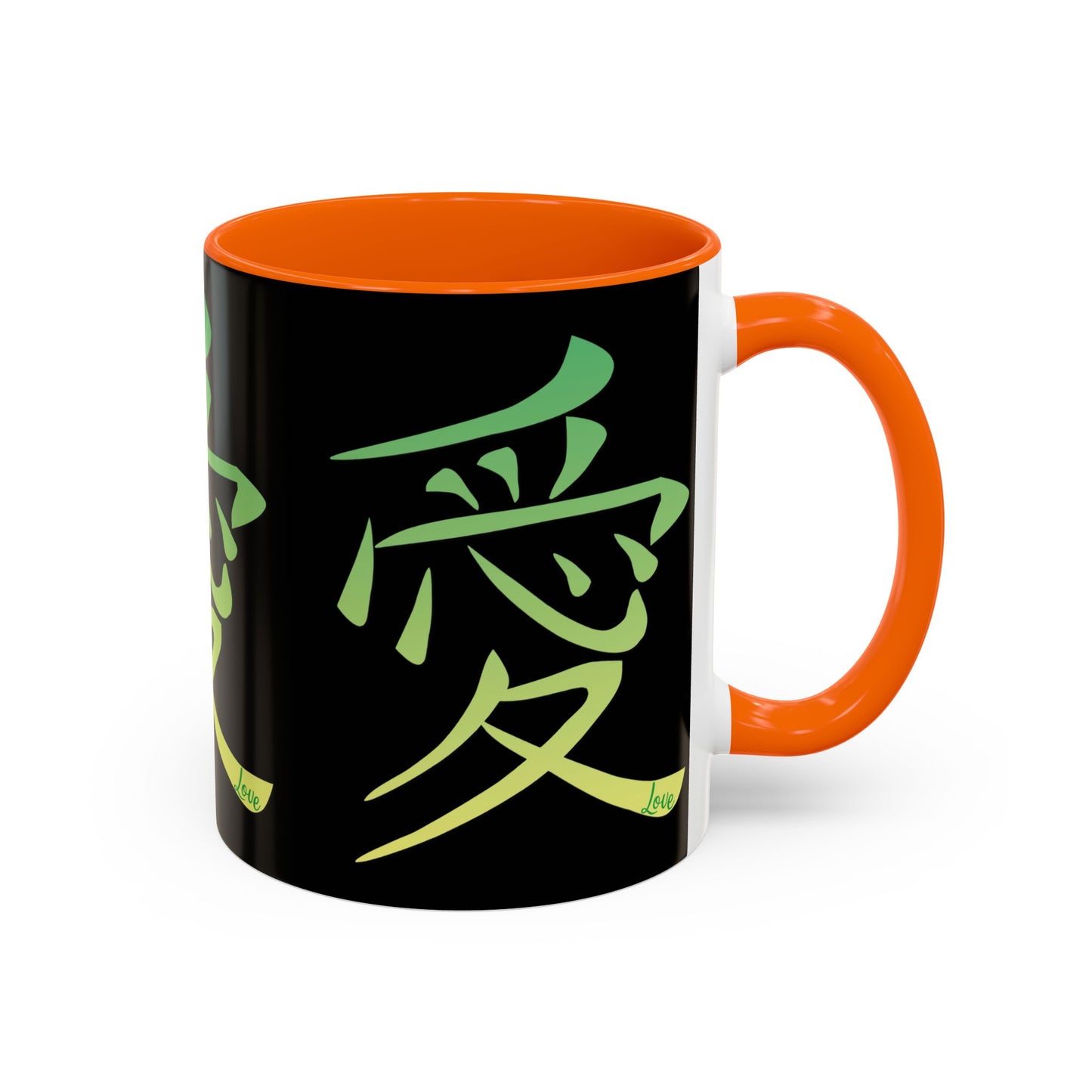 Kanji Love - Coffee Mug - Love for Valentines Day Gift Idea (11, 15oz)
