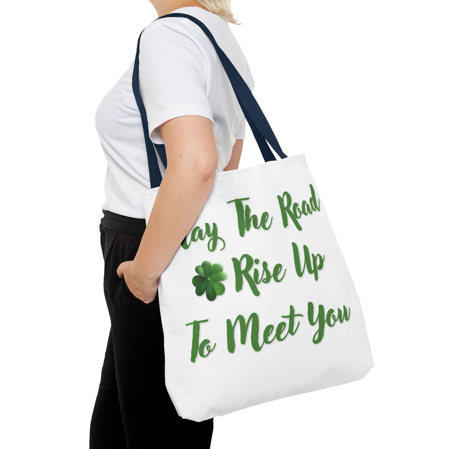 St. Patrick's Day Tote Bag - May the Road Rise Up to Meet You 2