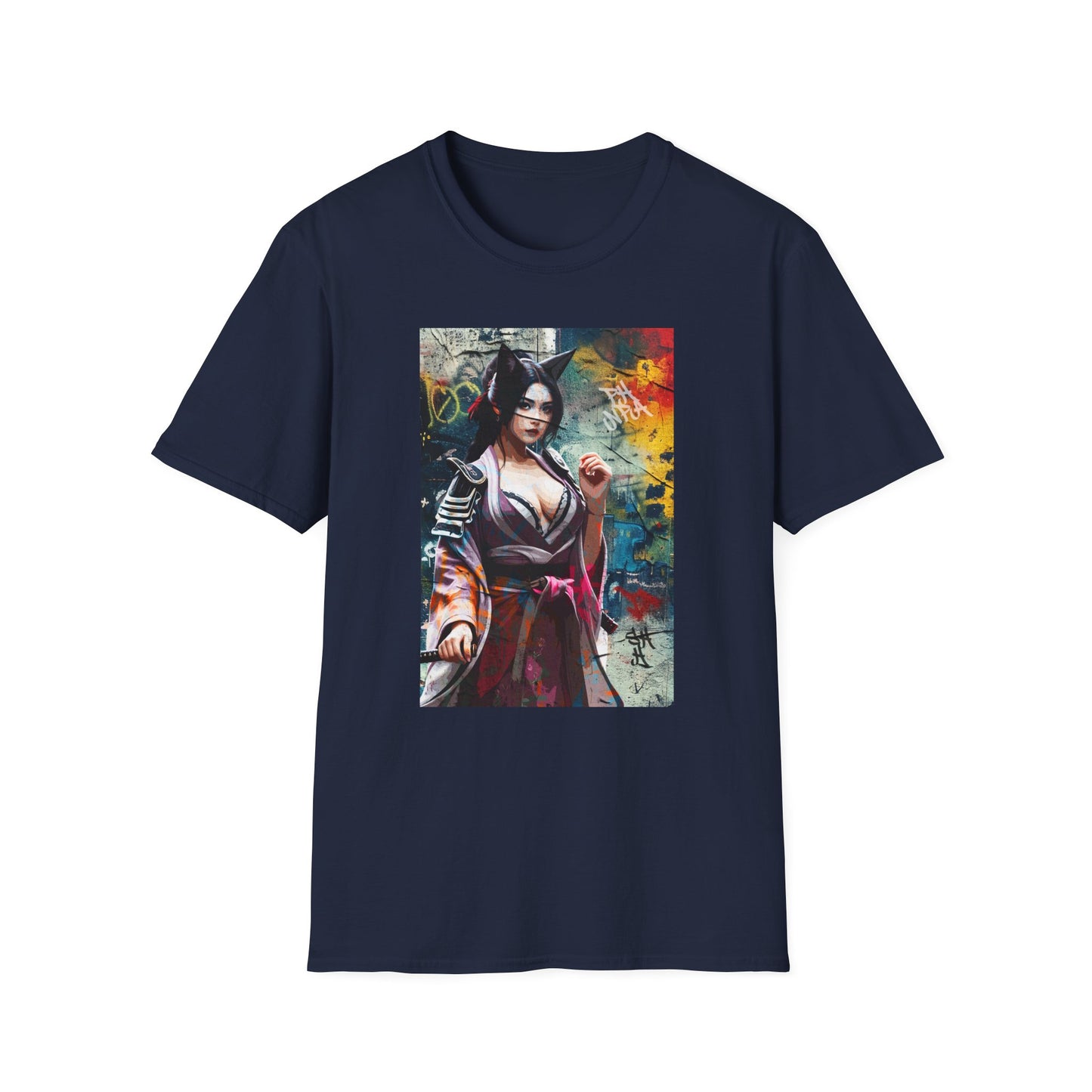 Graffiti Warrior Cat Women T-Shirt