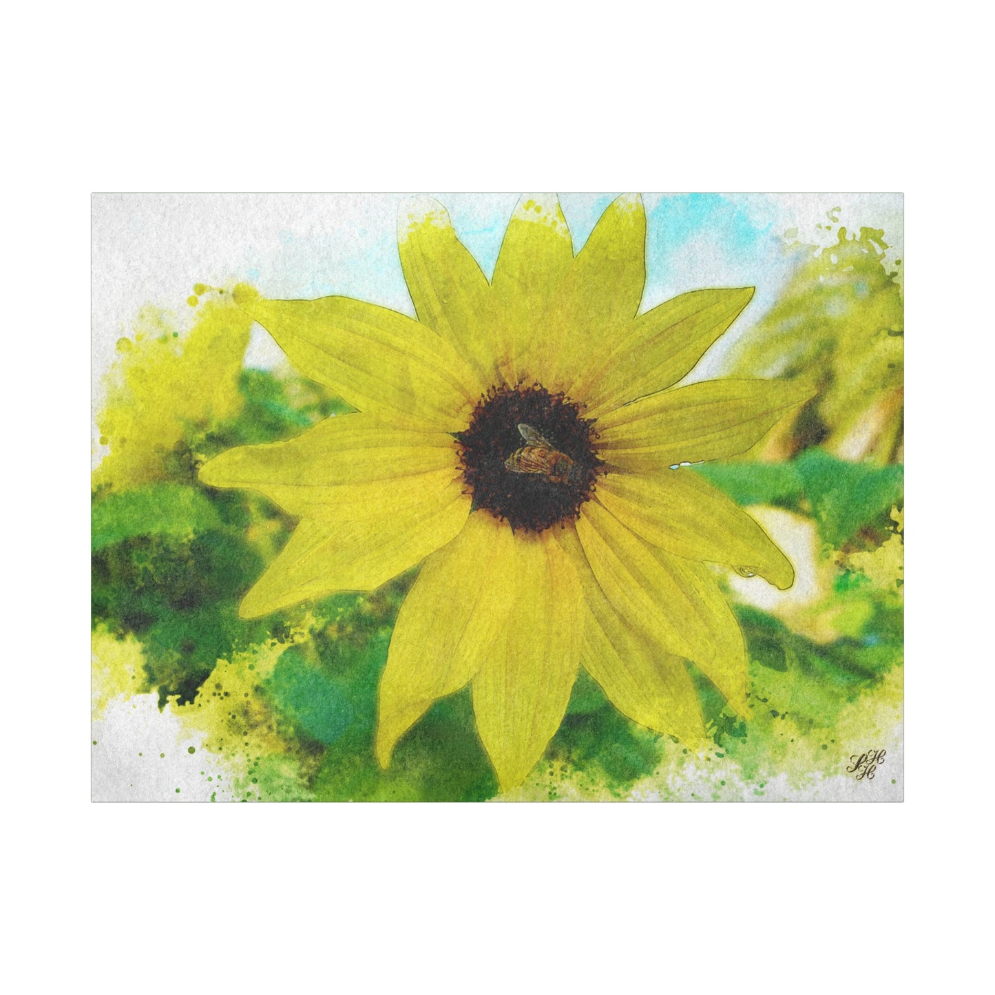 Vibrant Sunflower Canvas Wall Art