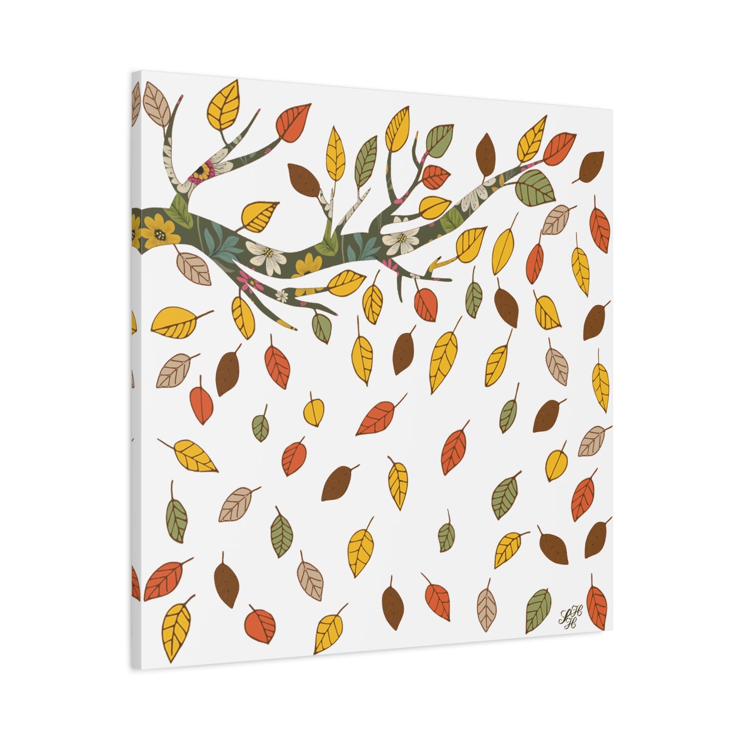 Autumn Leaves Canvas Art