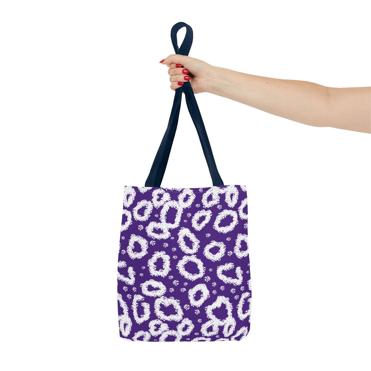 Purple Leopard Print Tote Bag - Stylish & Versatile for Everyday Use