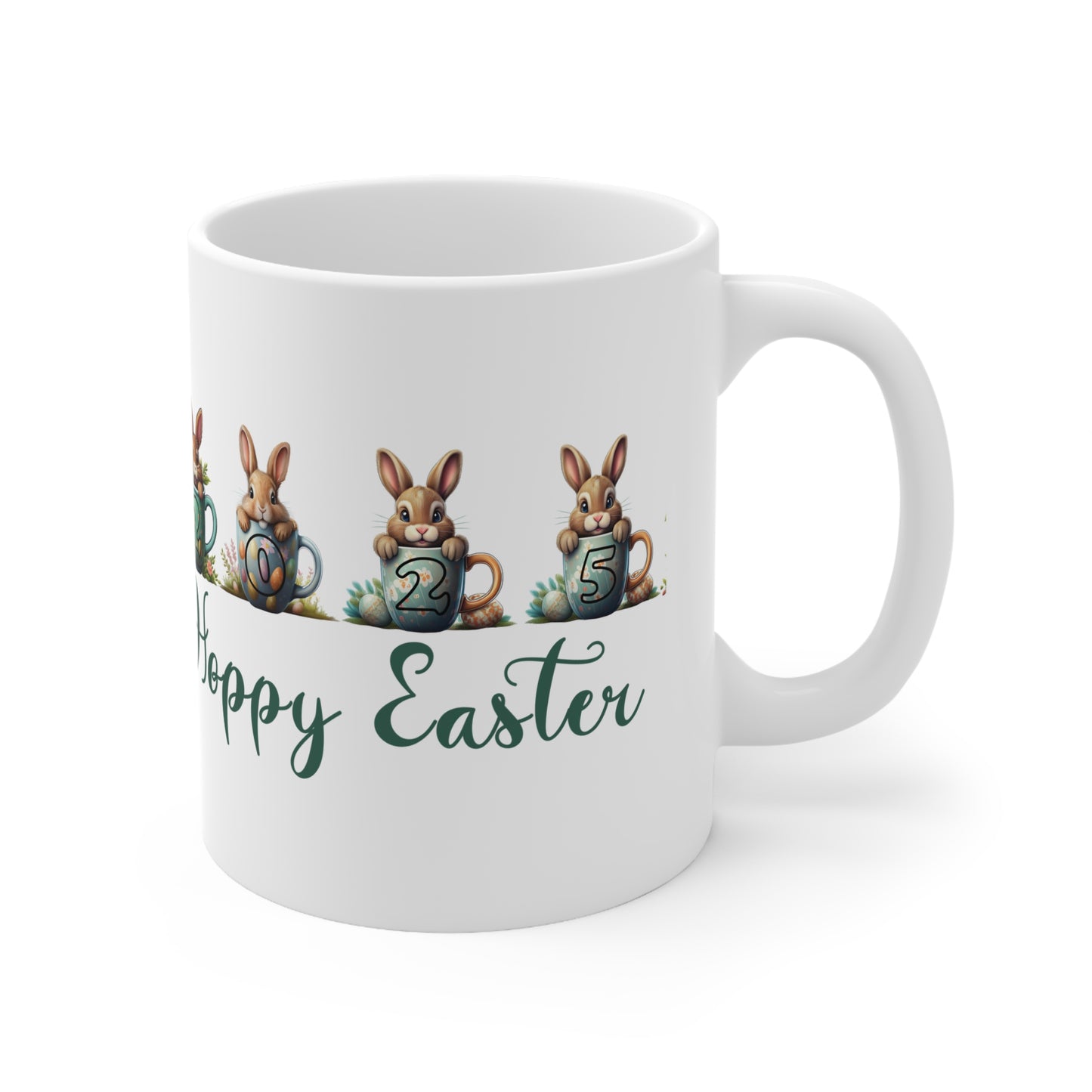 Copy of Mug - Hoppy Easter 2025 Ceramic Coffee Cup 11oz/15oz
