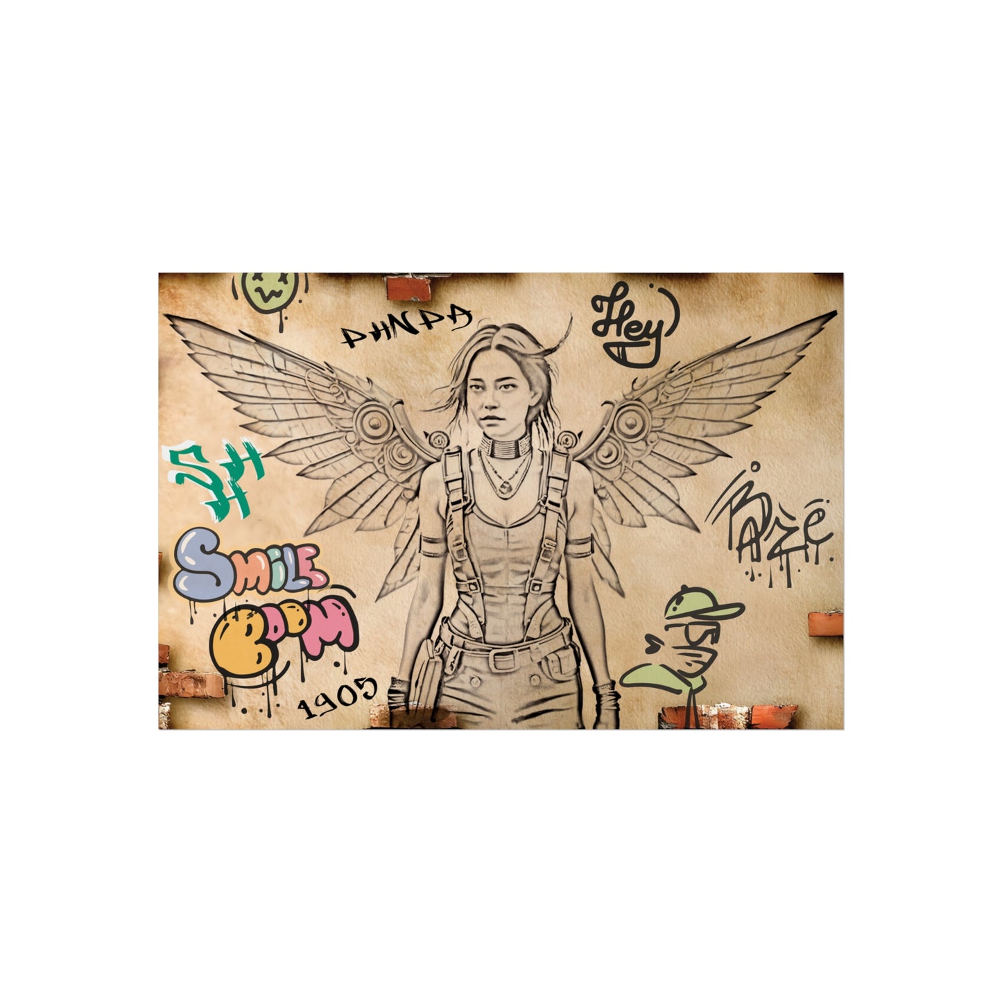Urban Art Print, Inspirational Wall Decor, Graffiti Poster, Home Decor, Unique Gift for Art Lovers