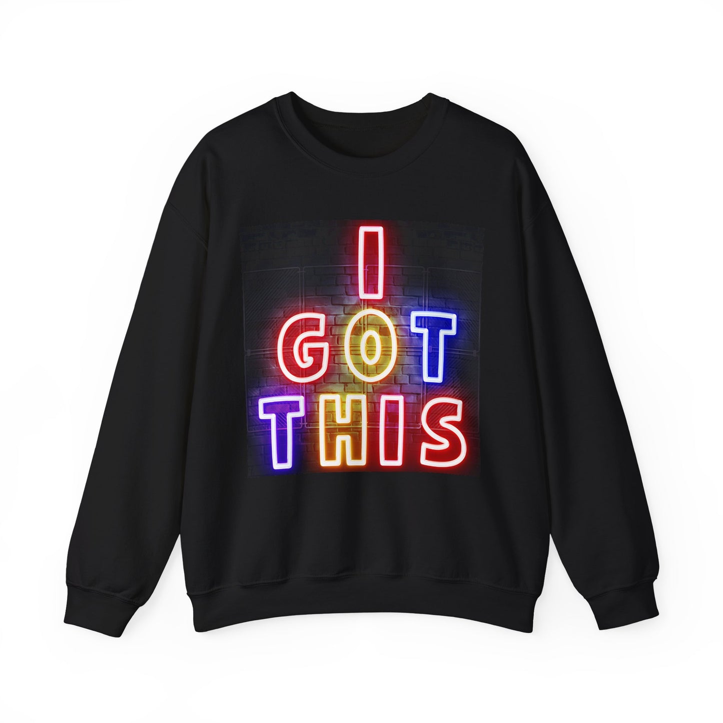 "I Got This" Motivational Crewneck Sweatshirt - Perfect Gift, Cozy Layering, Inspirational Apparel, Unisex Fashion, Everyday Wear