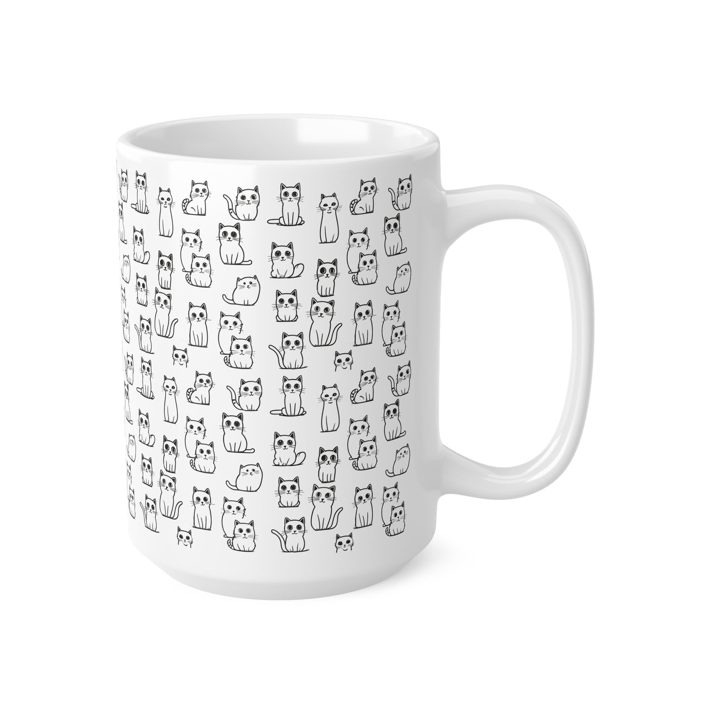 Coffee Cups - Cats in all shapes and sizes 11oz, 15oz