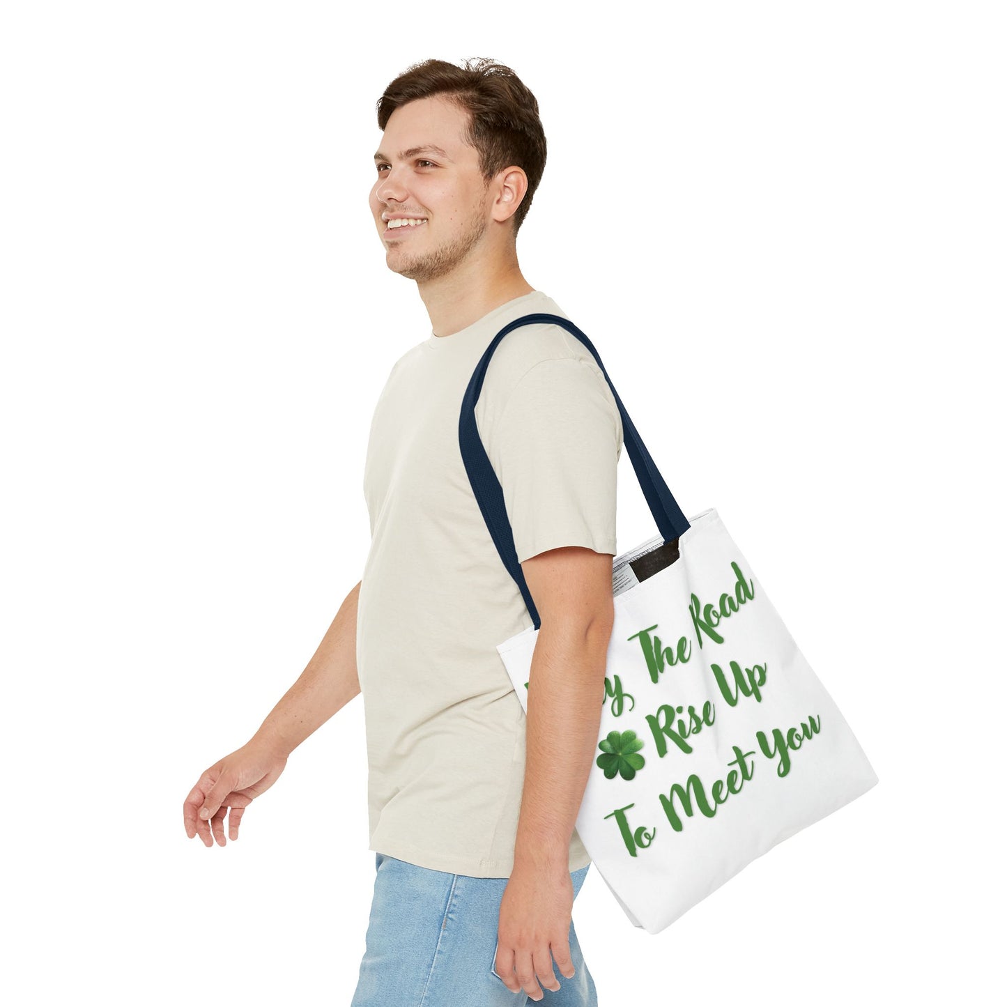 St. Patrick's Day Tote Bag - May the Road Rise Up to Meet You 2