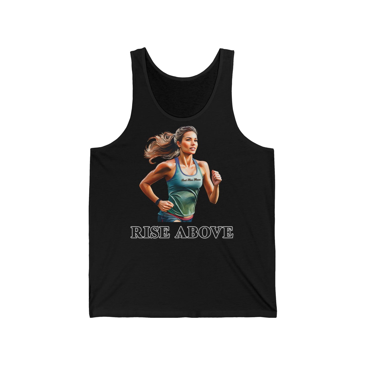 Motivational Tank Top - 'Rise Above' Design