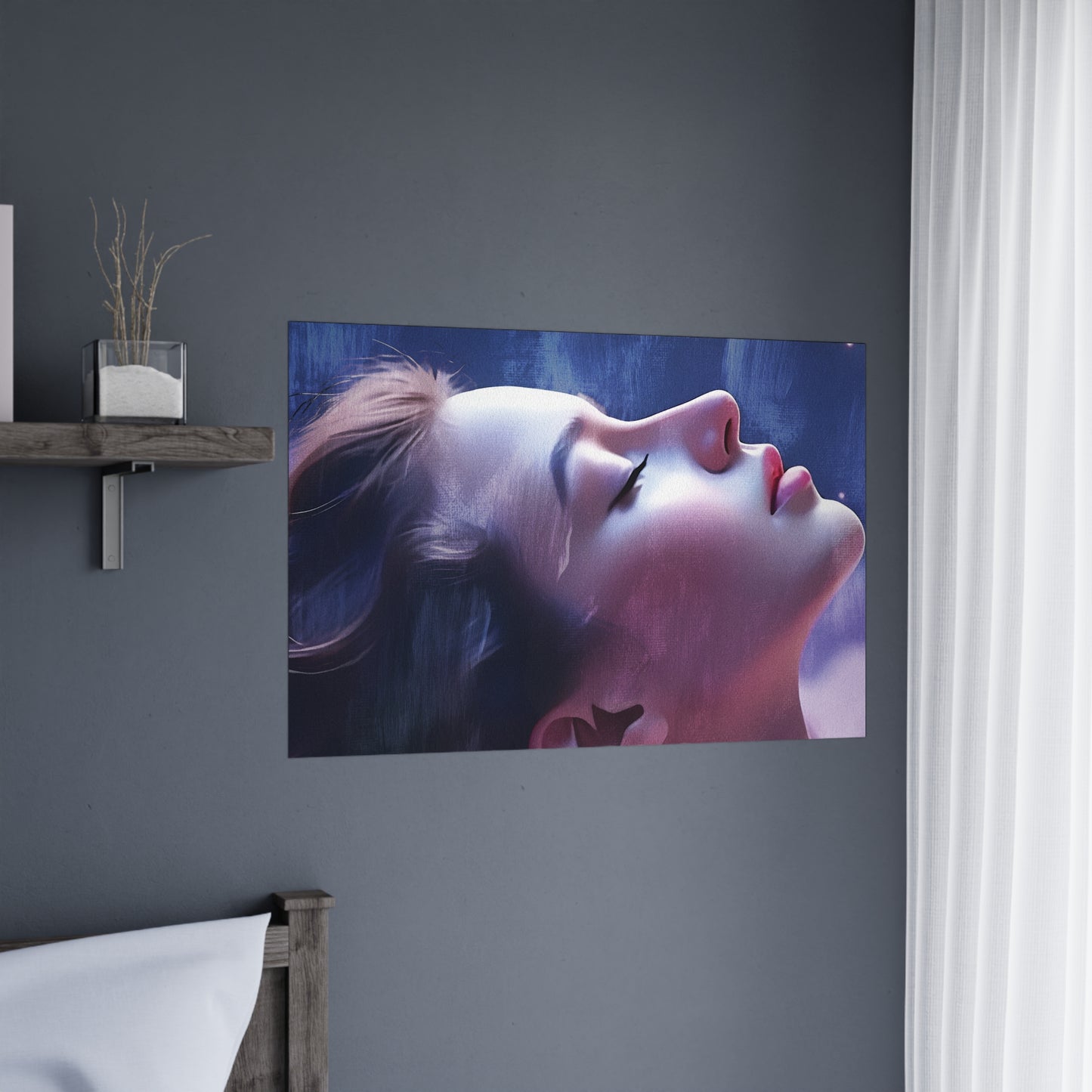 Ethereal Reverie: Embrace Cosmic Serenity, Let Inner Light Shine Through the Stars of Your Dreams - Dreamy Matte Poster Art, Ethereal Wall Decor, Bedroom Aesthetic, Gift for Art Lovers, Home Aesthetic, Inspirational Artwork