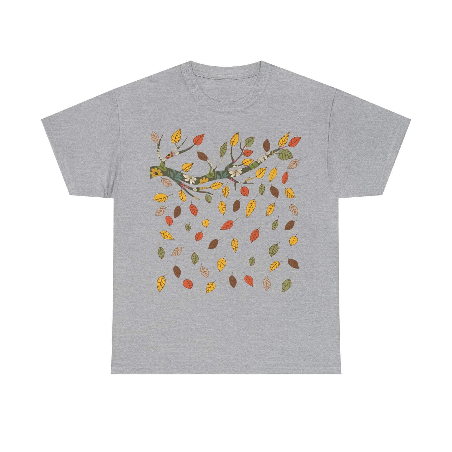 Fall Leaves Unisex Heavy Cotton Tee