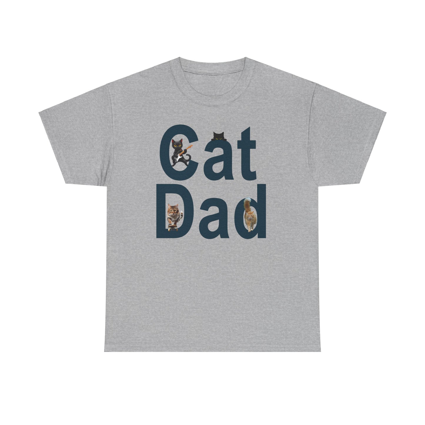 Cat Lover T-Shirt - Cat Dad Life: Purrfection in Progress ๐พ.