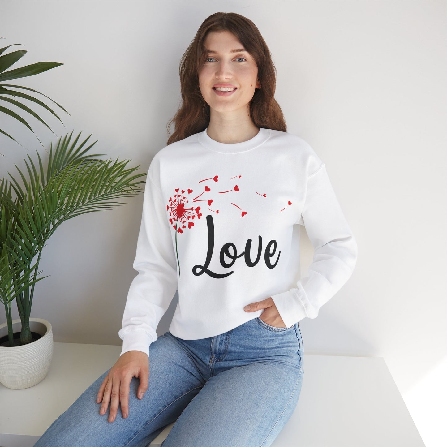Blow Love in the Air - This Valentine's Day - Unisex Sweatshirt