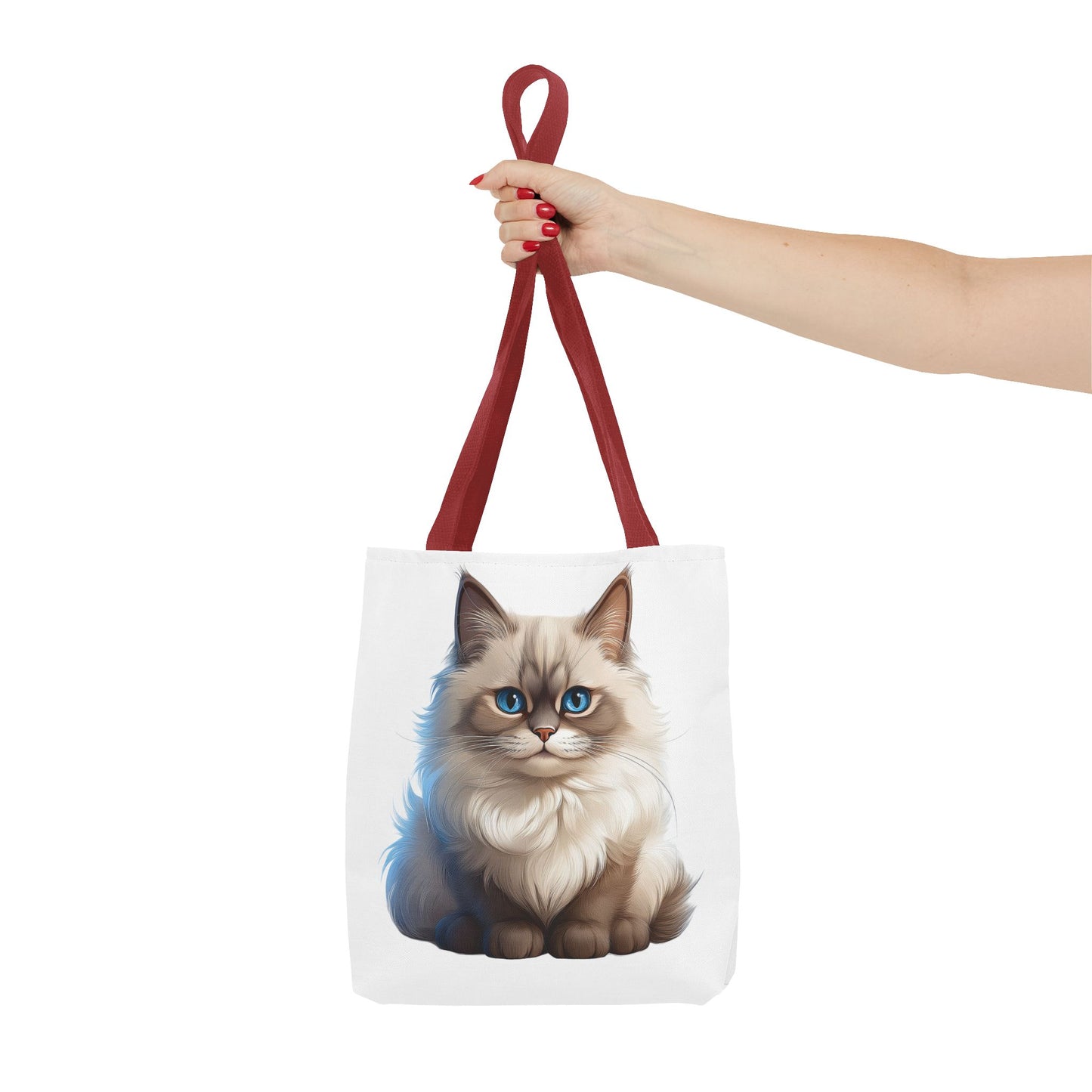 Ragdoll Cuteness Cat Illustration Tote Bag - Perfect for Pet Lovers