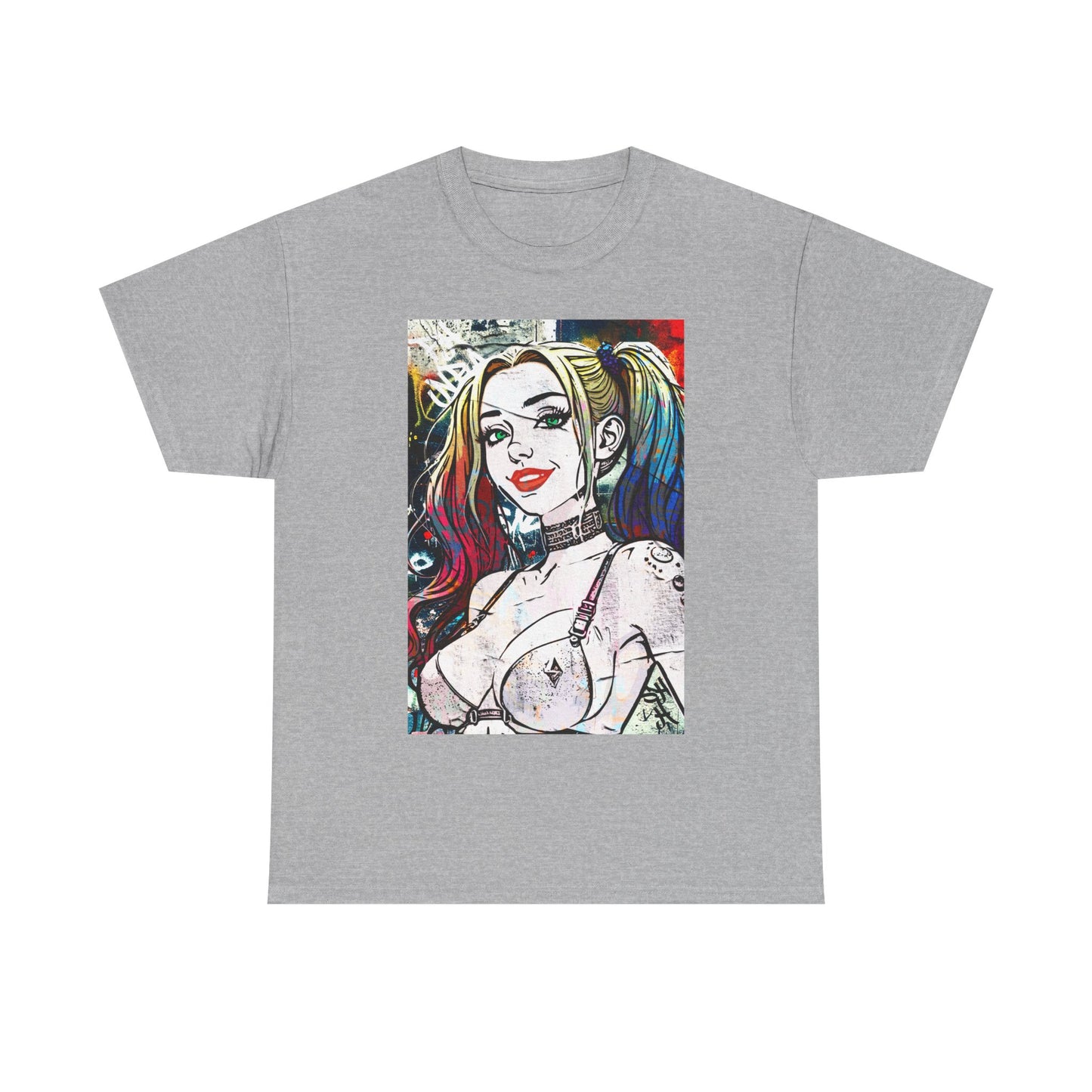 Rebel Radiance: Bold Beauty, Street Soul — Wear or Display Your Fierce, Fearless Expression - Harley-Inspired Graphic Tee, Streetwear T-Shirt, Edgy Casual Outfit, Gift for Comics Lovers, Art Inspired Apparel