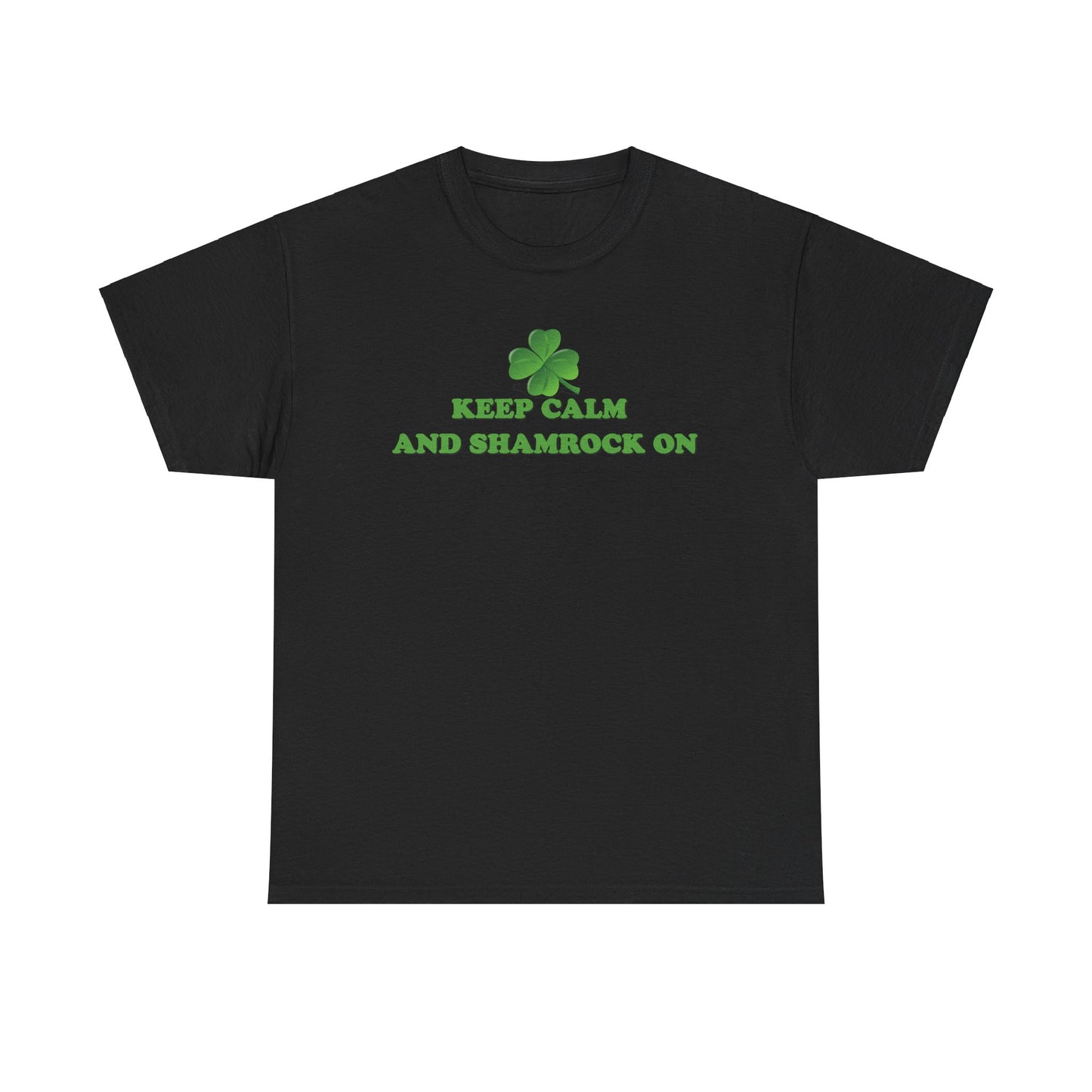 Keep Calm and Shamrock On - Unisex Tee - Irish, St Patrick's Day