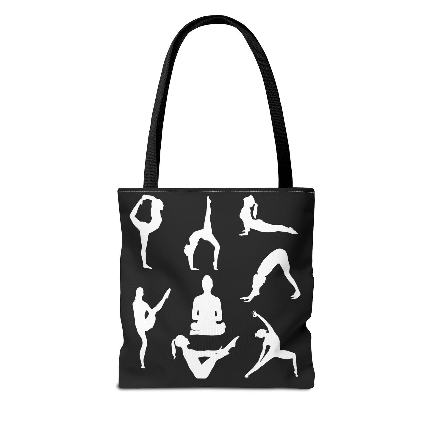 Yoga Tote Bag featuring YOGA Poses