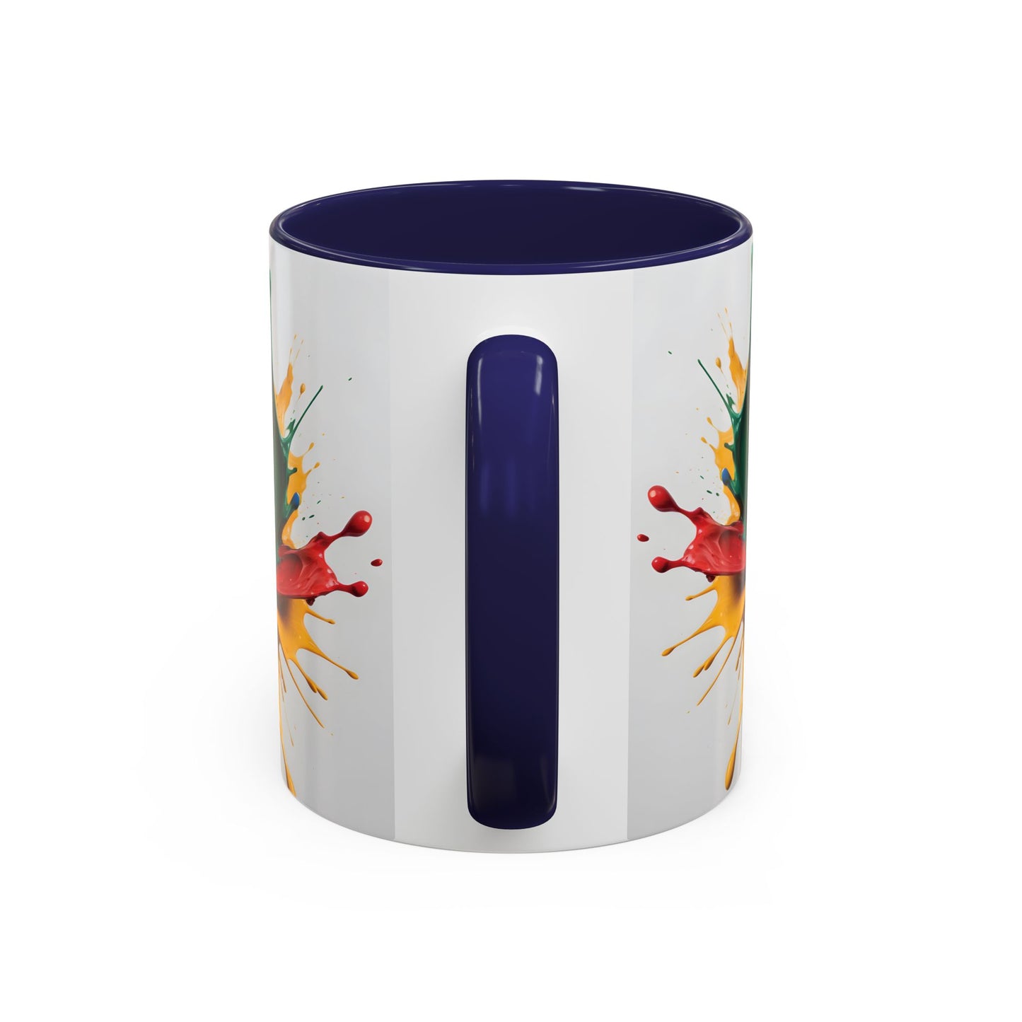 Coffee Mug: Splash of Joy Color Explosion Abstract Art Design