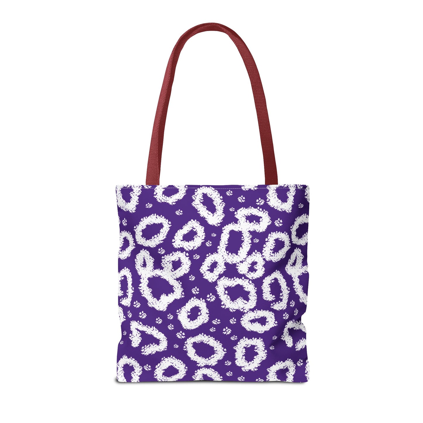 Purple Leopard Print Tote Bag - Stylish & Versatile for Everyday Use