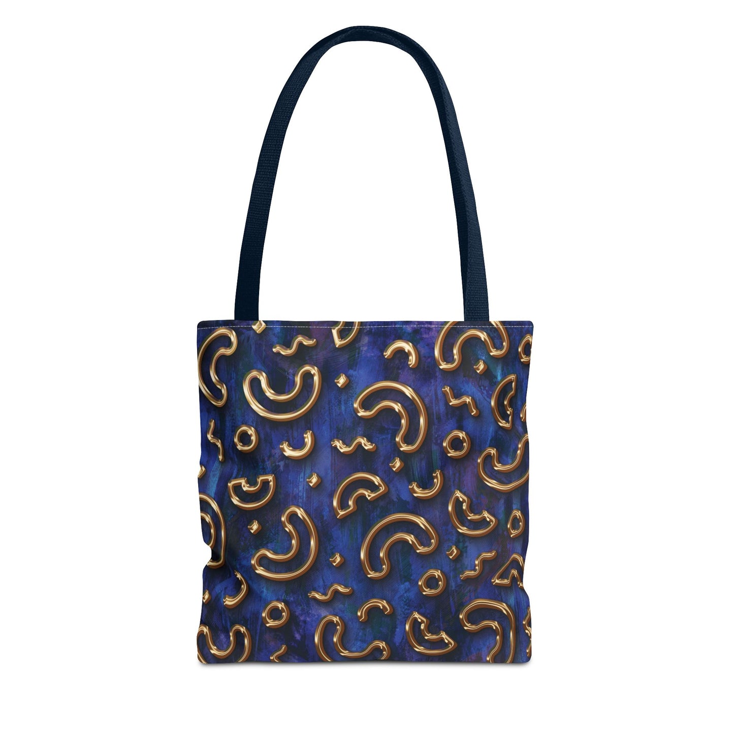 Stylish Patterned Tote Bag - Fun Macaroni Design for Everyday Use