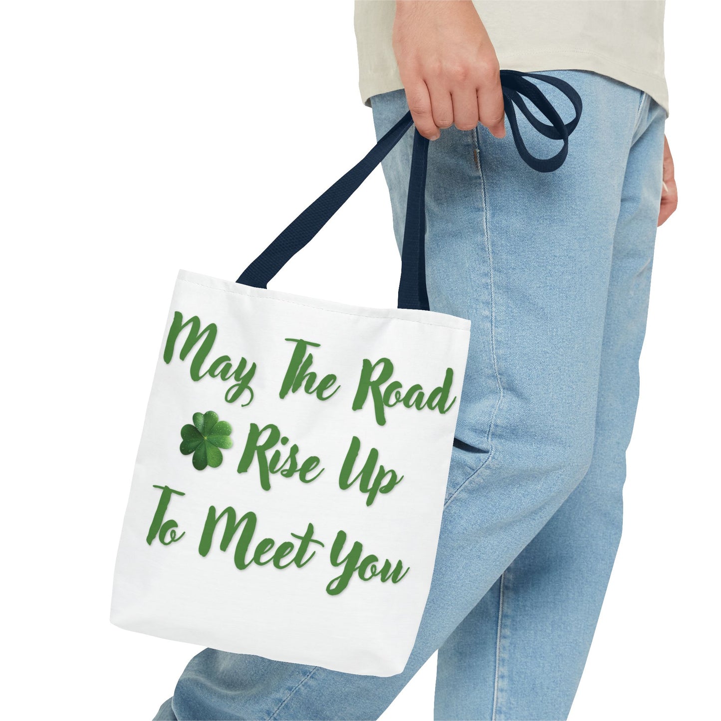 St. Patrick's Day Tote Bag - May the Road Rise Up to Meet You 2