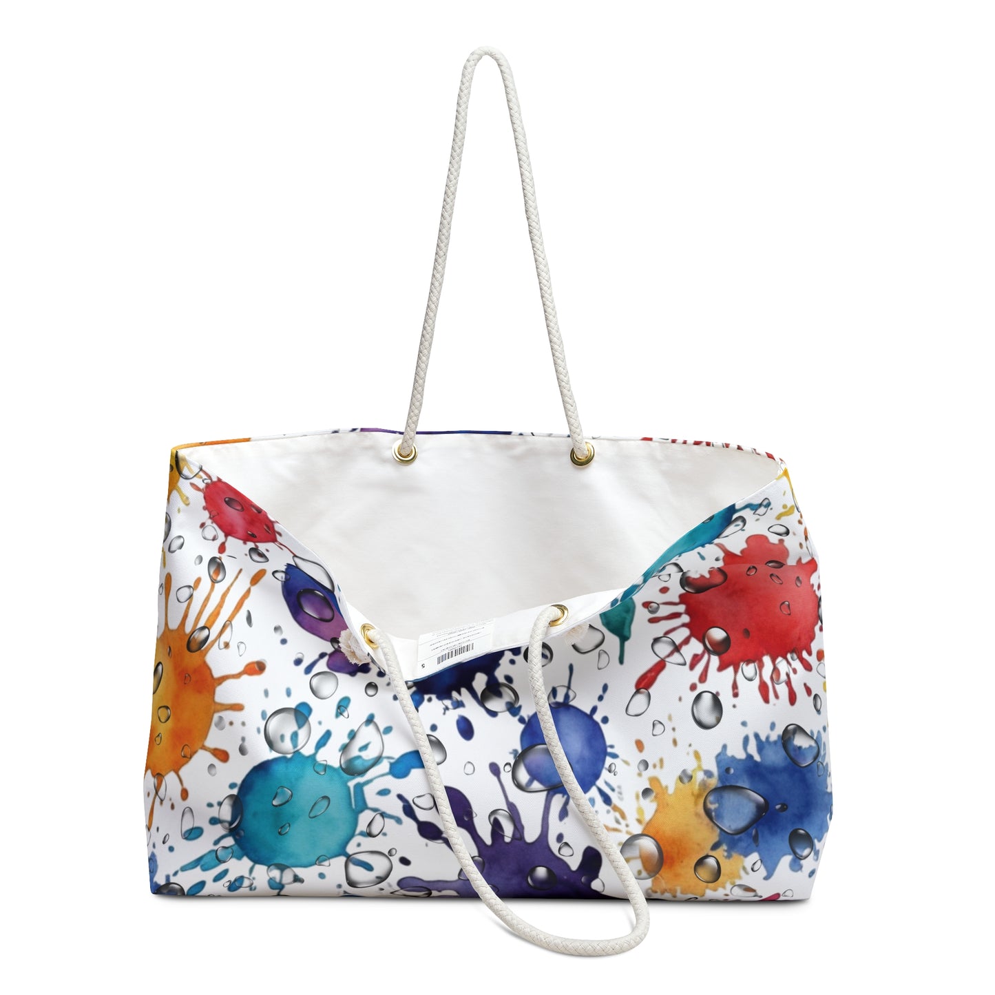 A splash of Color - Colorful Abstract Art Weekender Bag