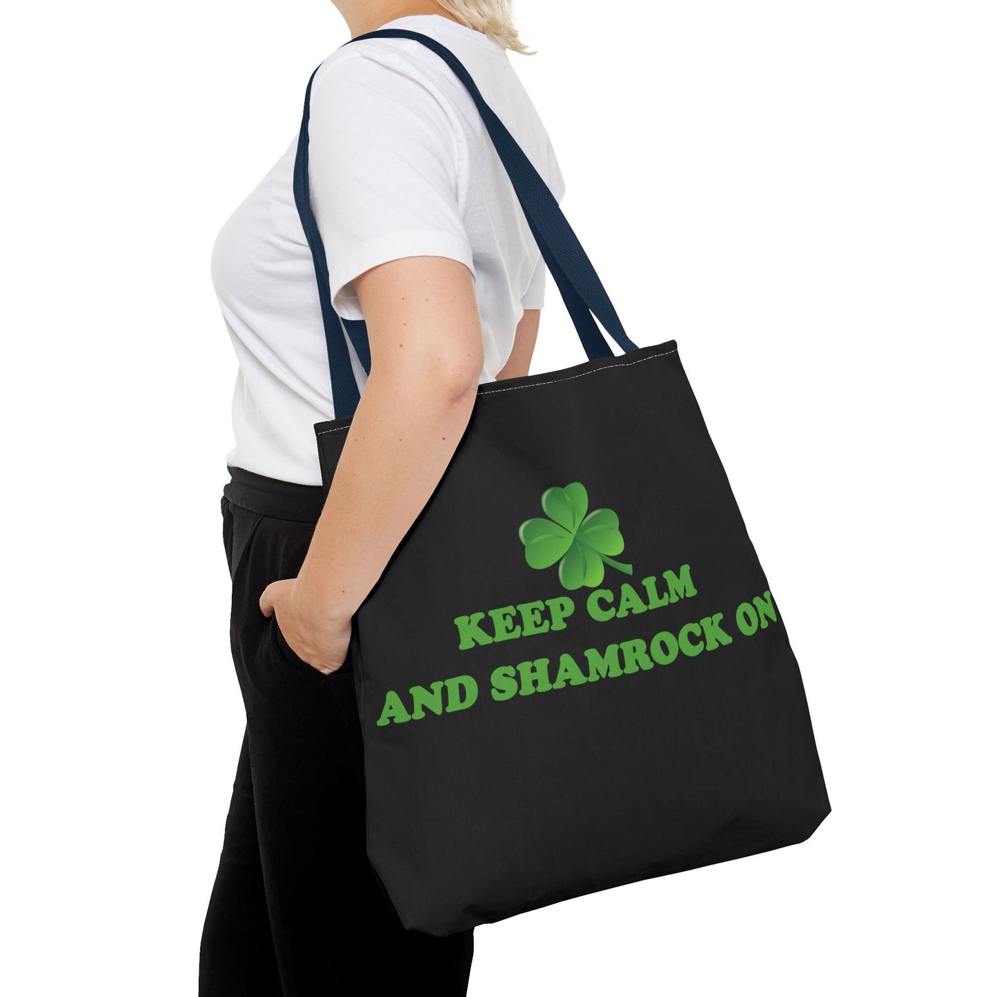 St. Patrick's Day Tote Bag - Keep Calm and Shamrock On