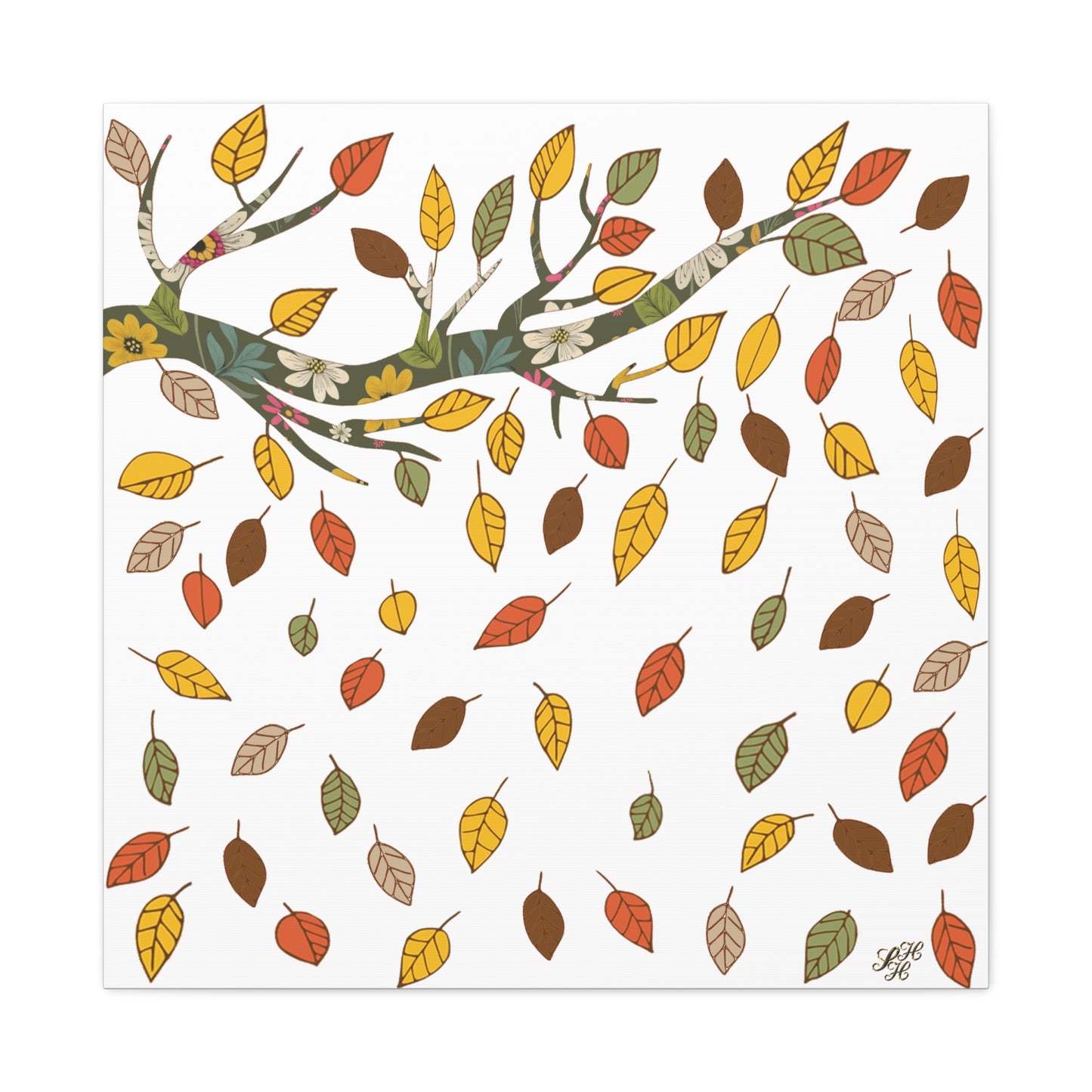 Autumn Leaves Canvas Art