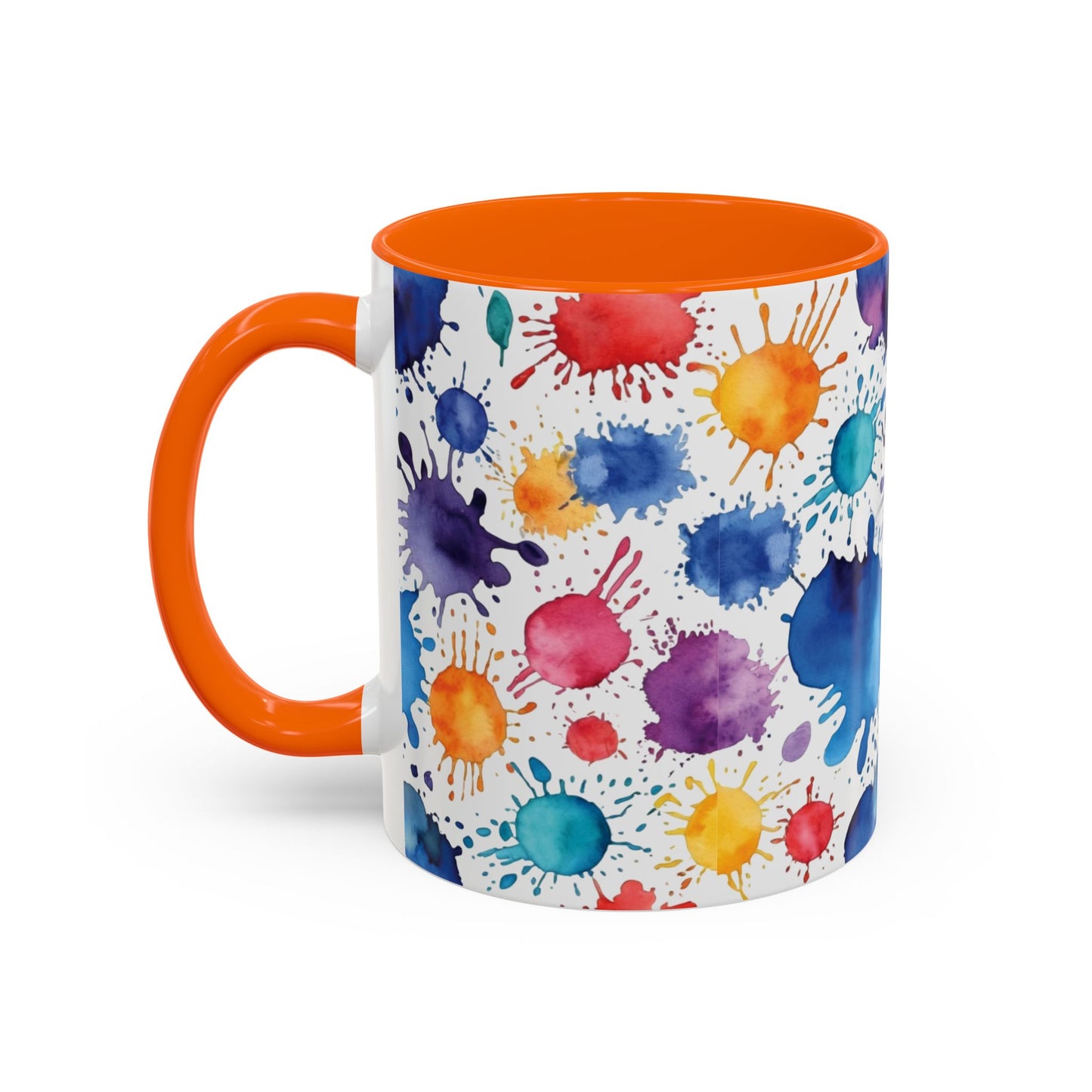 Coffee Mug: Splash Color Explosion Abstract Art Design