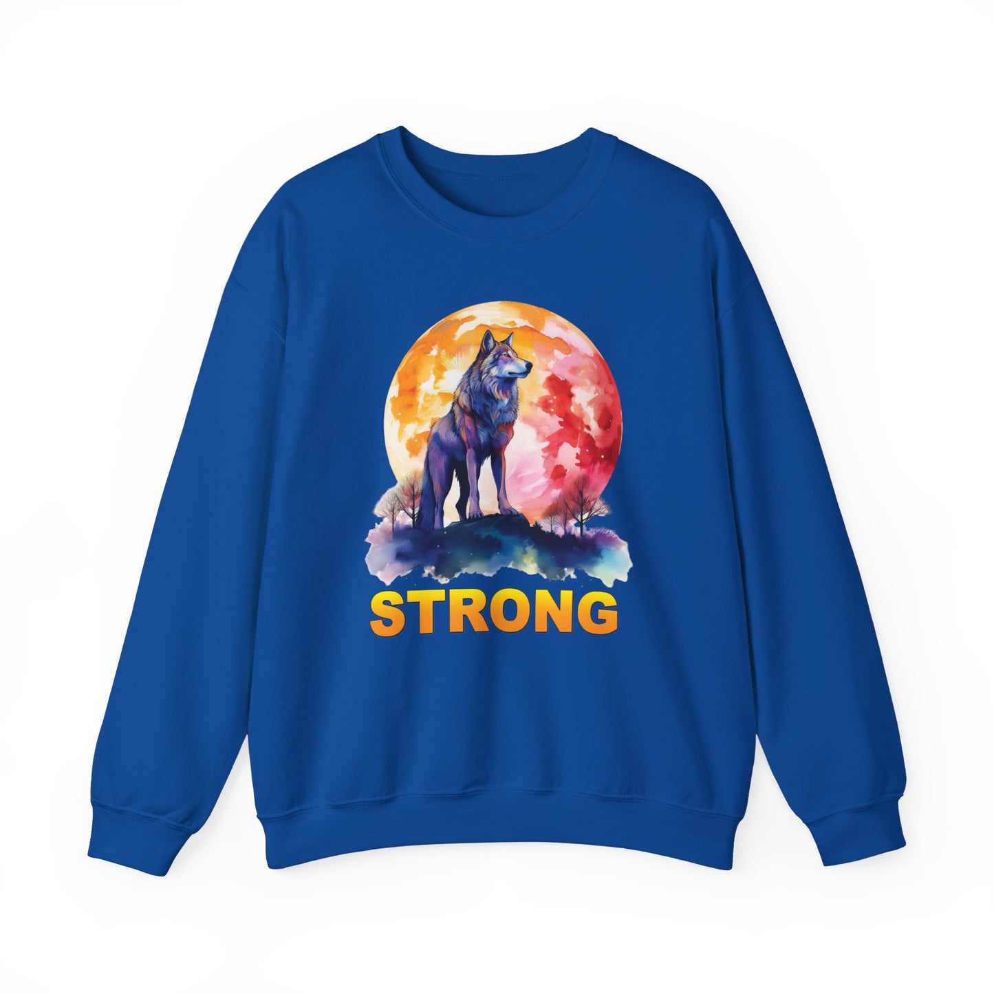 Lone Wolf Sweatshirt - STRONG Design