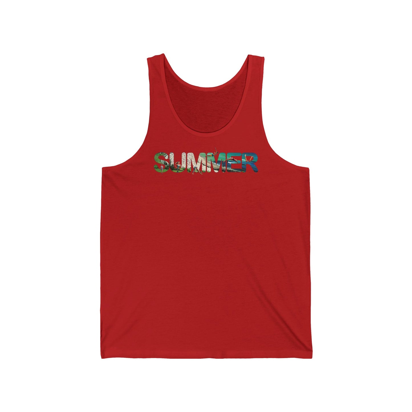 Summer Vibes Unisex Tank Top - Perfect for Beach Days and Casual Outings