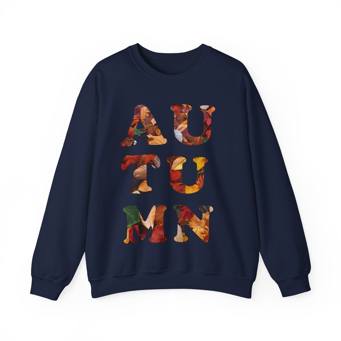 Autumn Glow – Cozy Style, Crisp Vibes 🍂🧡 - Unisex Heavy Blend™ Crewneck Sweatshirt