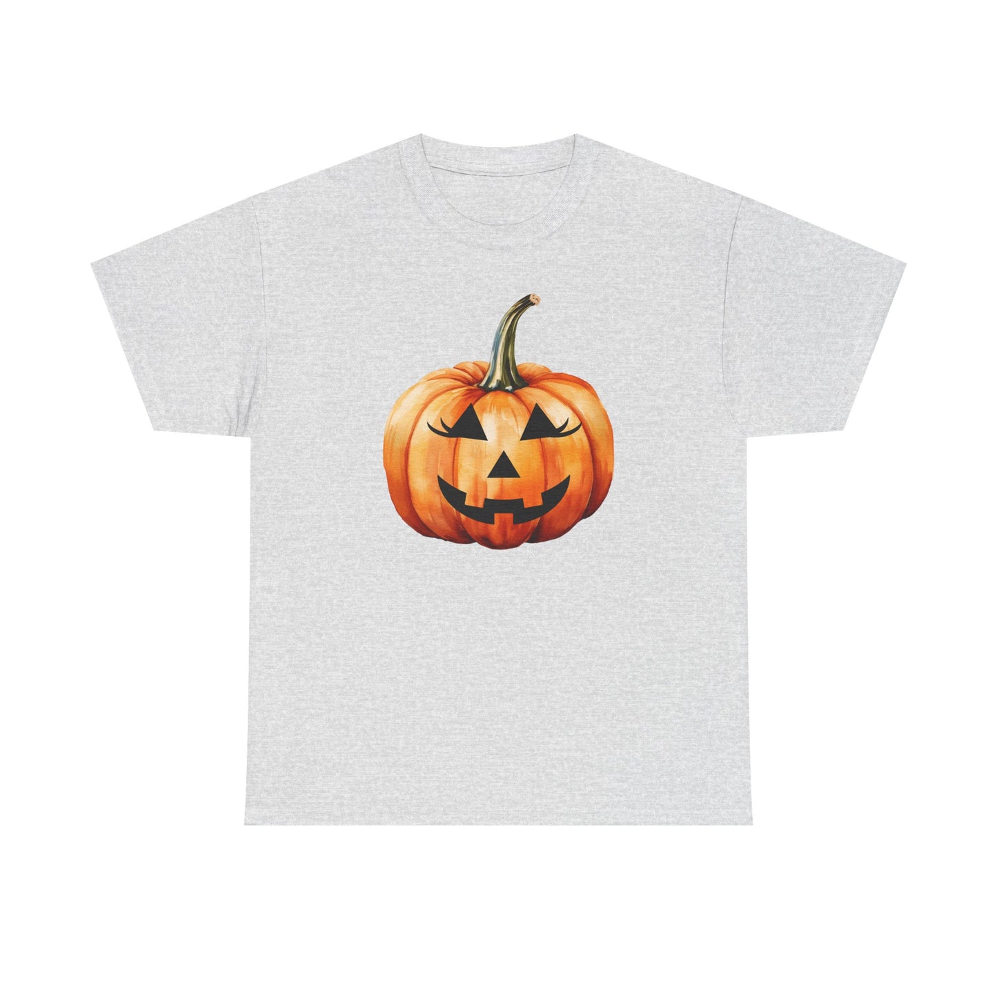 ๐ Embrace Autumn Magic - Pumpkin Bliss Collection for Cozy Season Vibes โจ - Harvest Vibes Pumpkin Cotton Tee | Fall Shirt, Halloween Apparel, Autumn Fashion, Unisex Graphic Tee, Gift for Pumpkin Lovers
