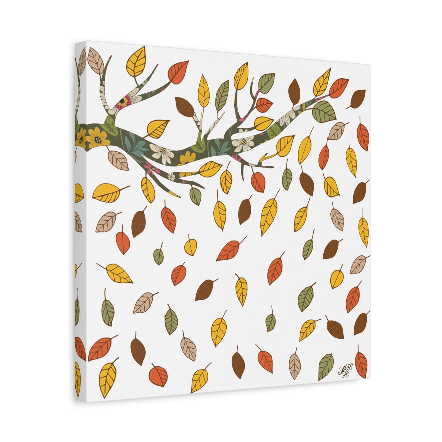 Autumn Leaves Canvas Art