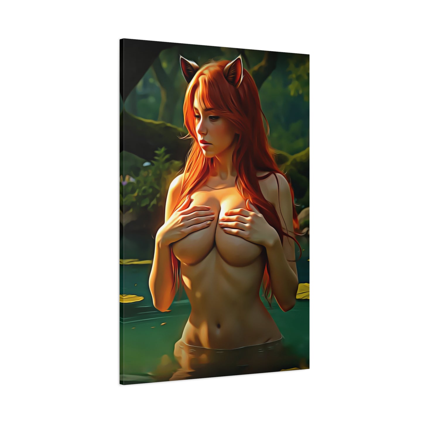 Mystic Forest Guardian – Enchanted Nature Art - Matte Canvas, Stretched, 1.25"