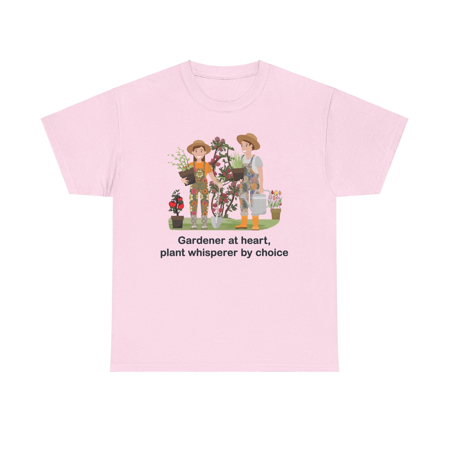 Plant Lover Tee - Gardener at heart, plant whisperer by choice