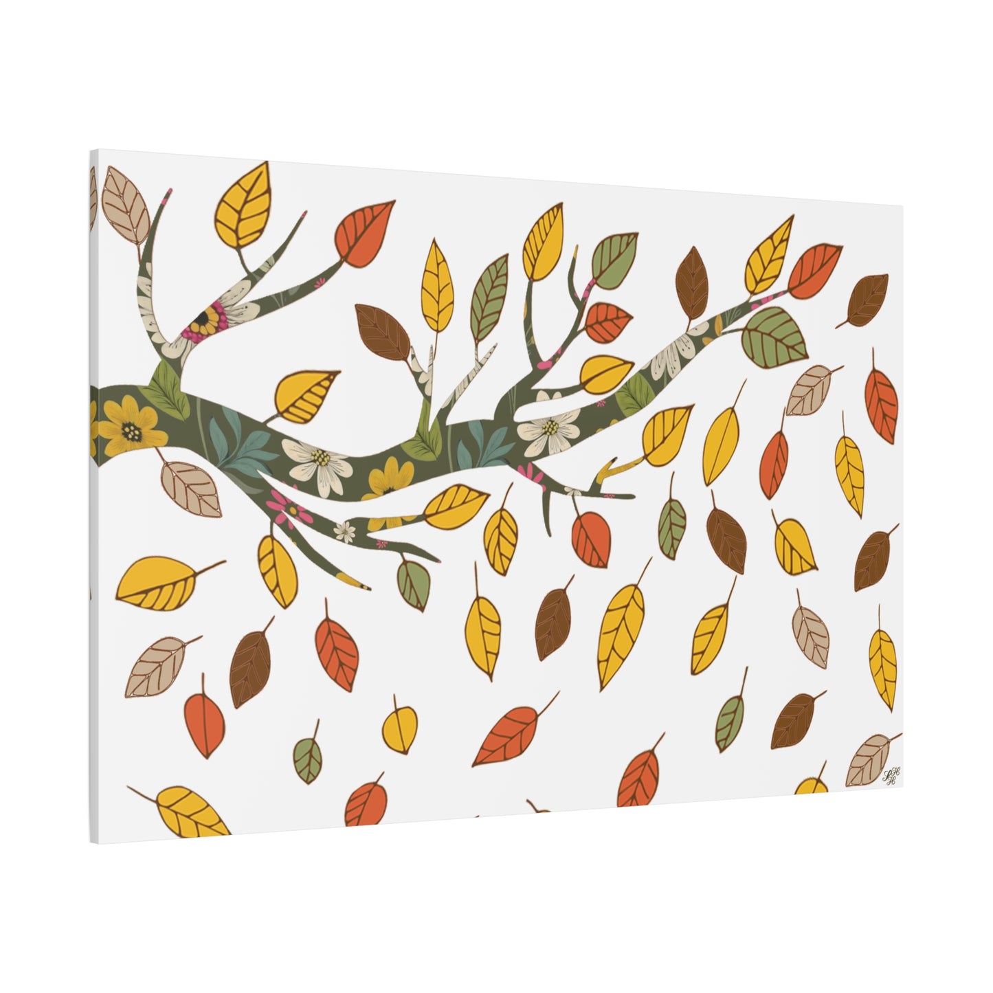Autumn Leaves Canvas Art