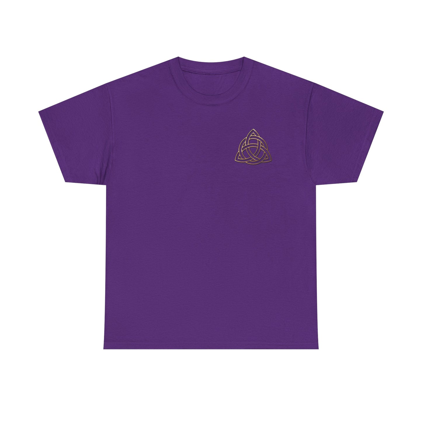Triquetra, Celtic Trinity Knot Unisex Heavy Cotton Tee - Soft & Durable T-Shirt for Everyday Wear