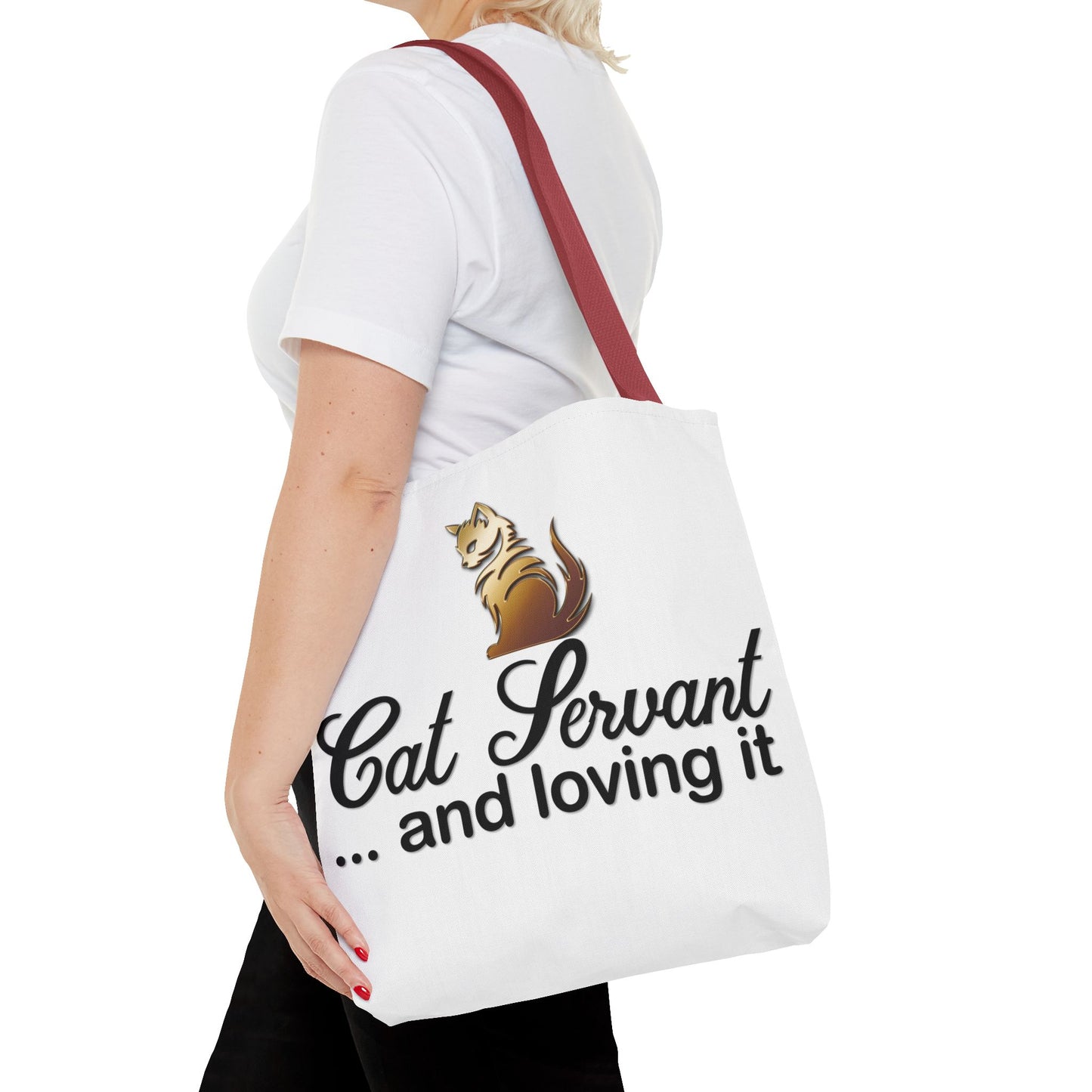 Cat Servant... and loving it - Tote Bag - Perfect Gift for Cat Lovers