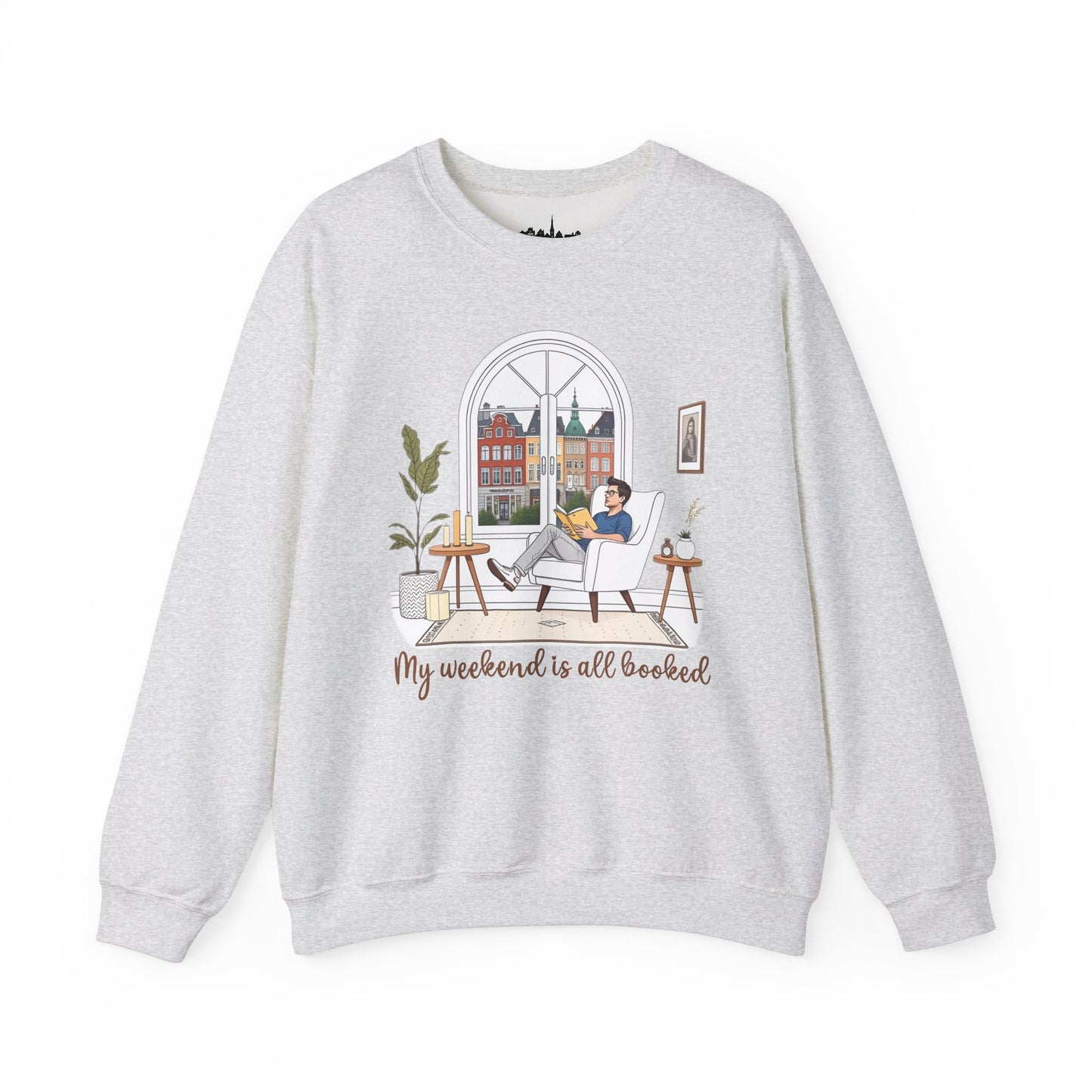 Bookworm Sweatshirt - My Weekend Is All Booked