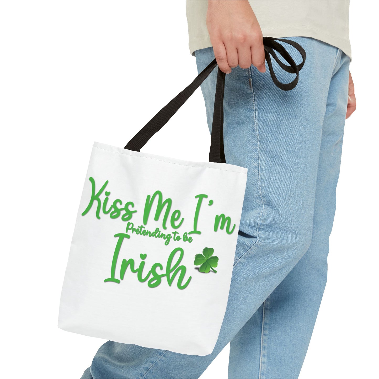 St. Patrick's Day Tote Bag - Kiss Me, I'm Pretending to Be Irish 2