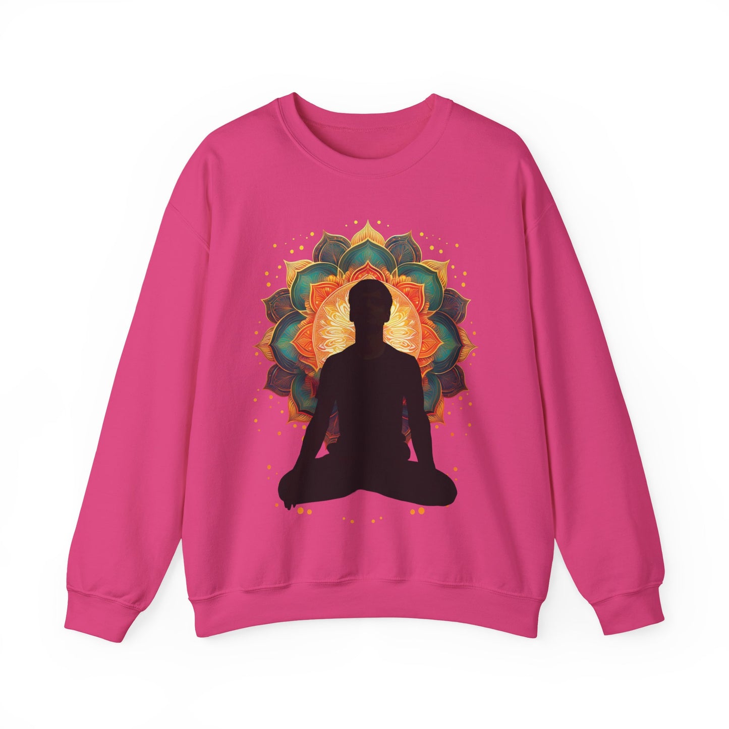 Zen Buddha Sweatshirt - Relaxation Gift, Meditation Apparel, Cozy Layer, Yoga Shirt, Spiritual Fashion, Mindfulness Outfit