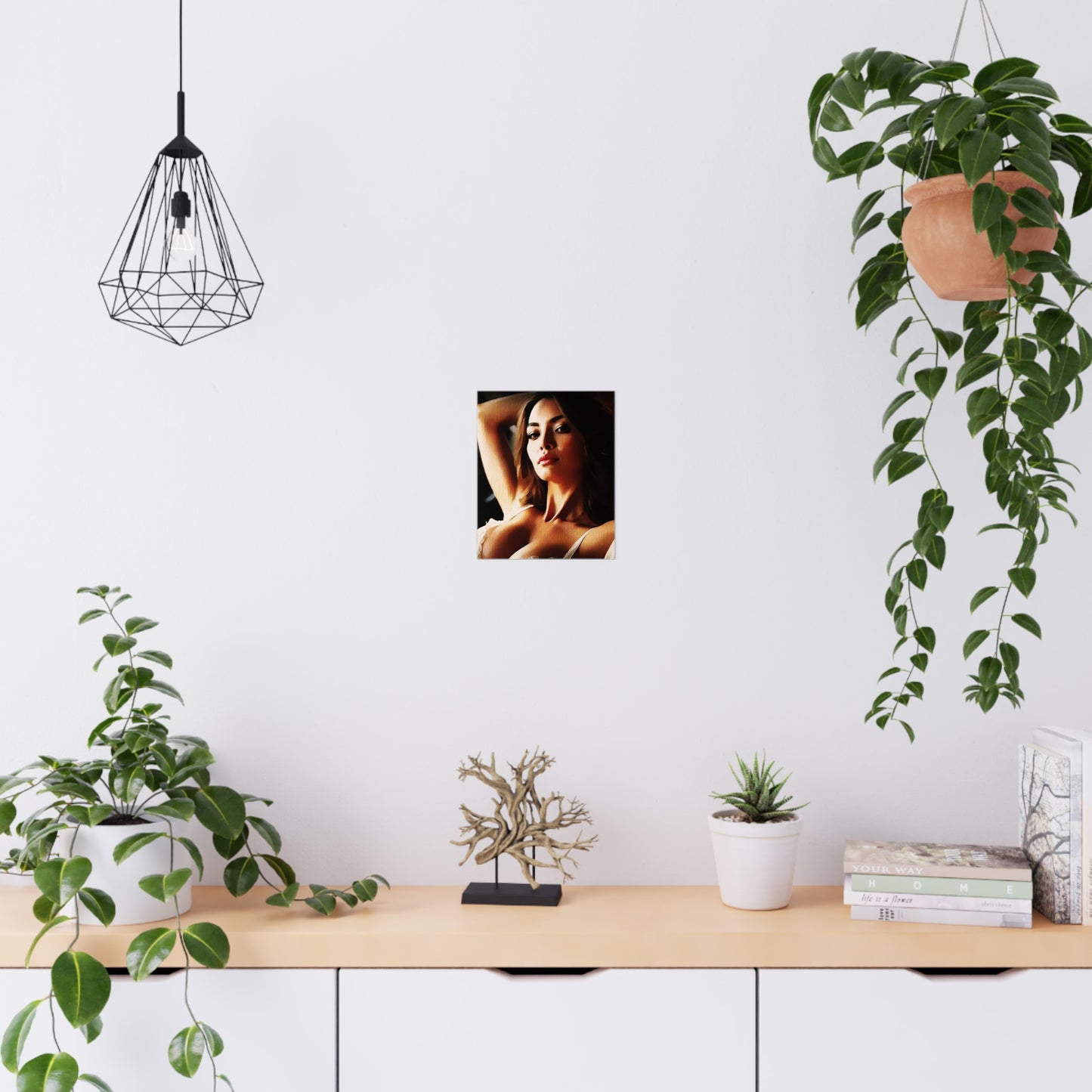 Empowered Allure – Striking Portrait of Confidence and Timeless Feminine Grace in Art - Seductive Matte Poster Art Print for Home Decor, Wall Art, Bedroom Decor, Unique Gift, Modern Aesthetic, Fashion Poster