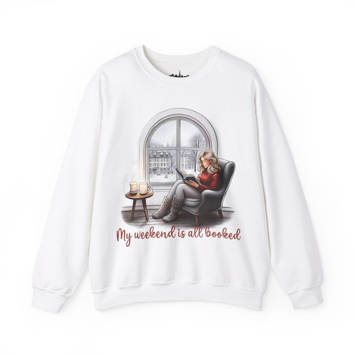 Bookworm Sweatshirt - My Weekend Is All Booked