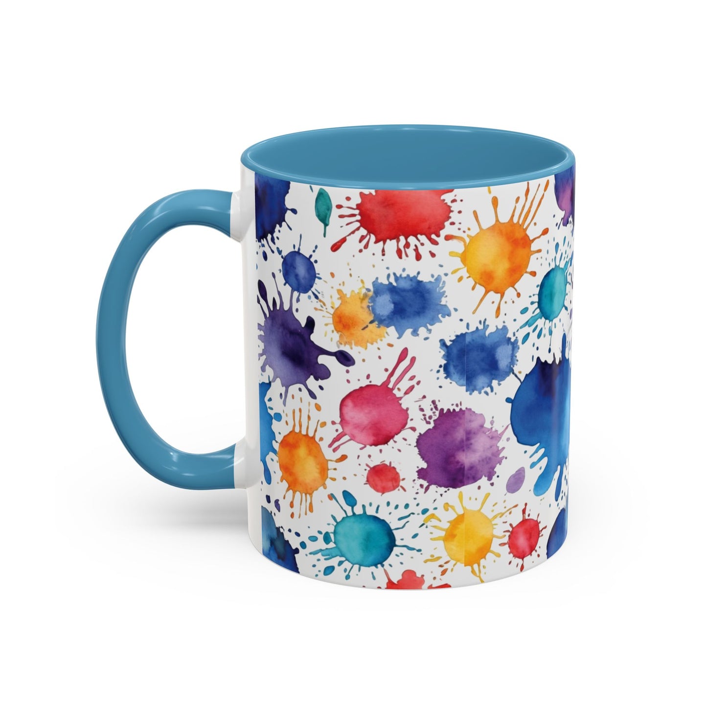 Coffee Mug: Splash Color Explosion Abstract Art Design