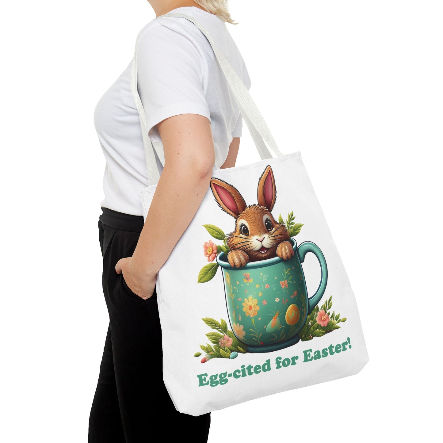 Easter Tote Bag - Egg-cited for Easter!