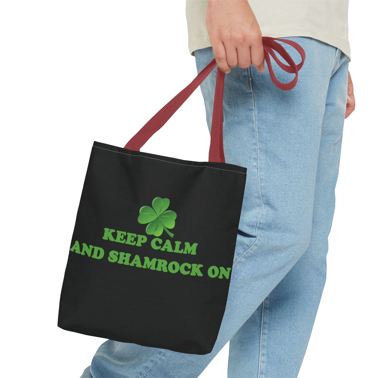 St. Patrick's Day Tote Bag - Keep Calm and Shamrock On