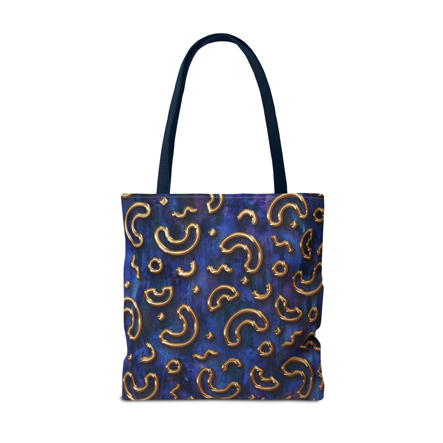 Stylish Patterned Tote Bag - Fun Macaroni Design for Everyday Use