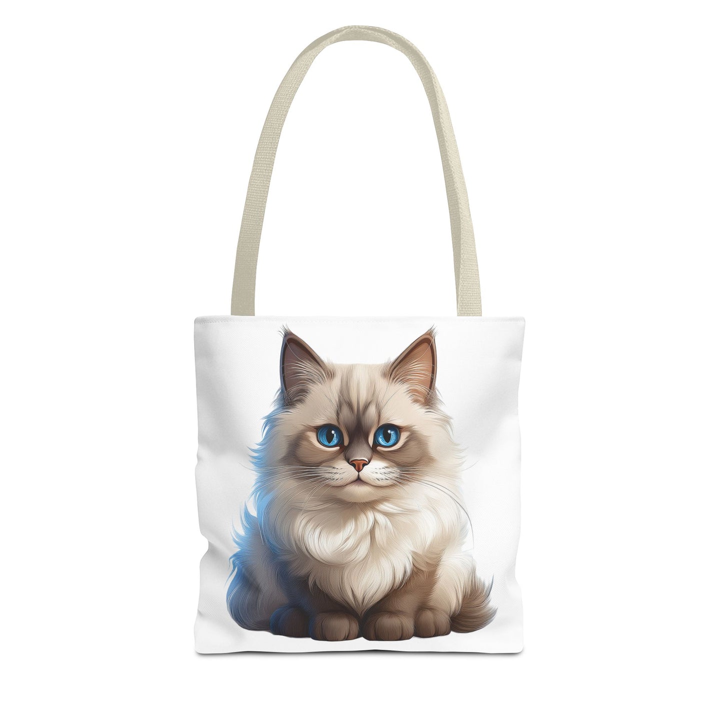 Ragdoll Cuteness Cat Illustration Tote Bag - Perfect for Pet Lovers