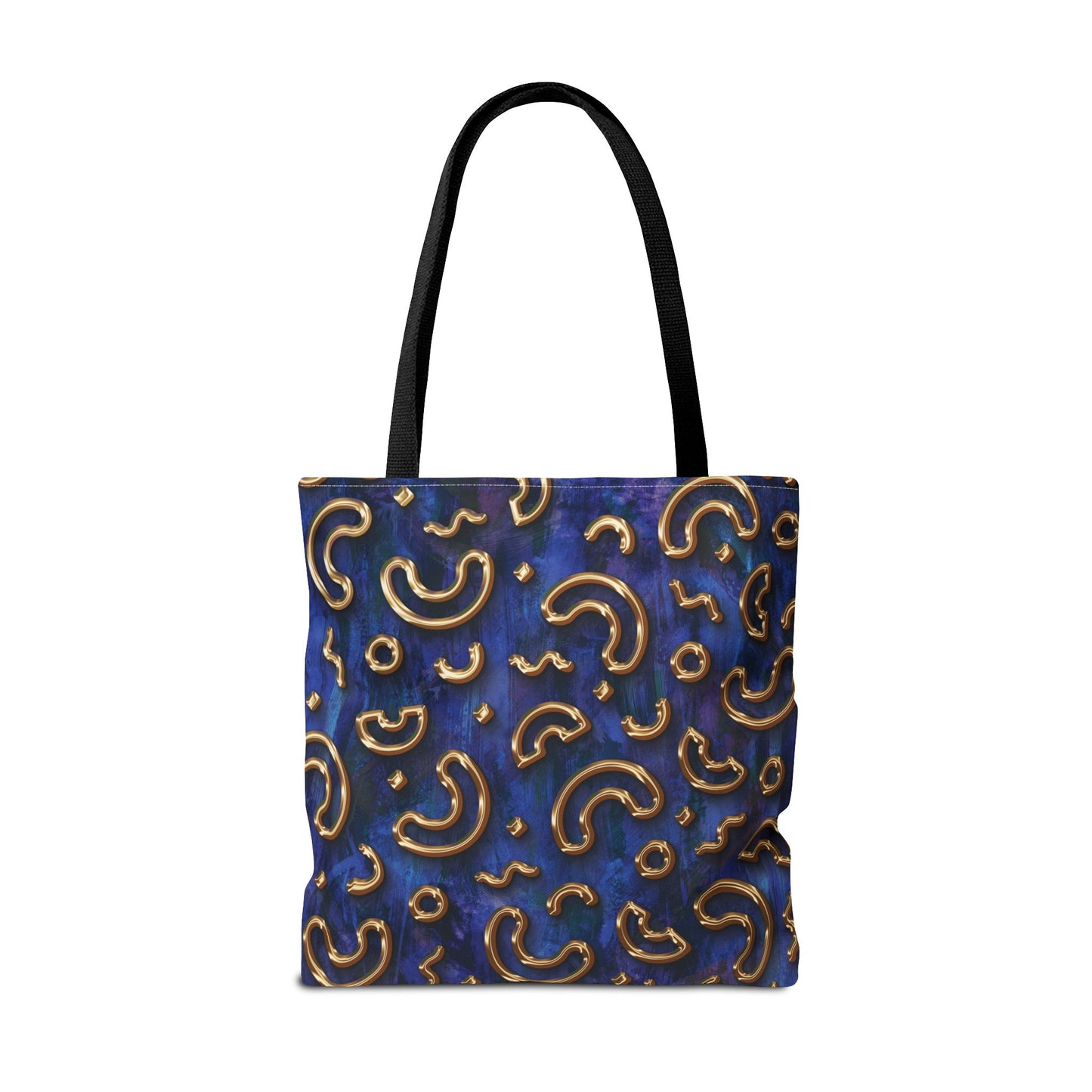 Stylish Patterned Tote Bag - Fun Macaroni Design for Everyday Use