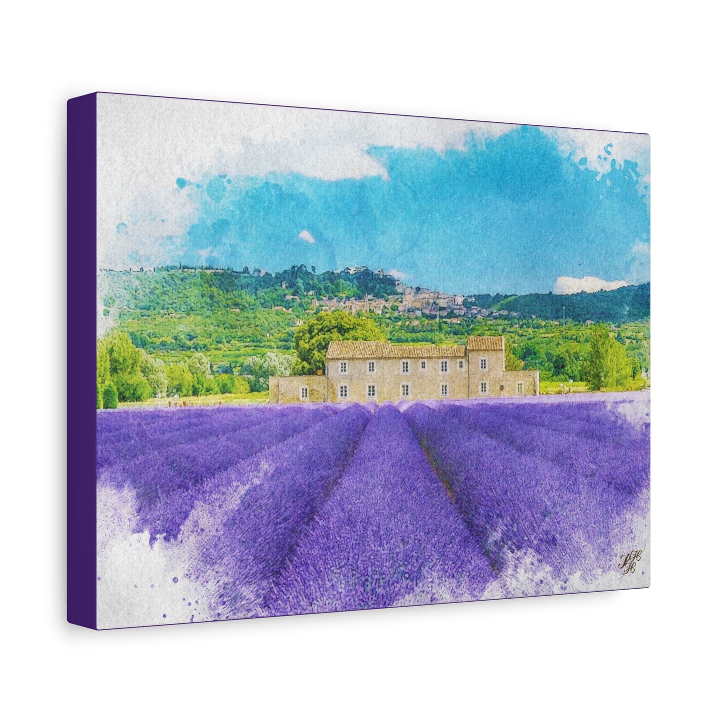 Lavender Fields Canvas Print - Serene Botanical Wall Art